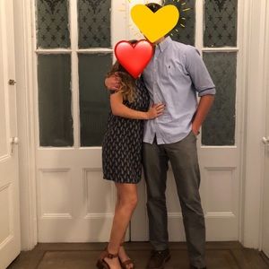 Giraffe printed shift dress